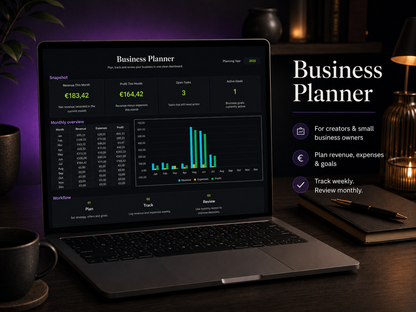 Business Planner – Sheet Template