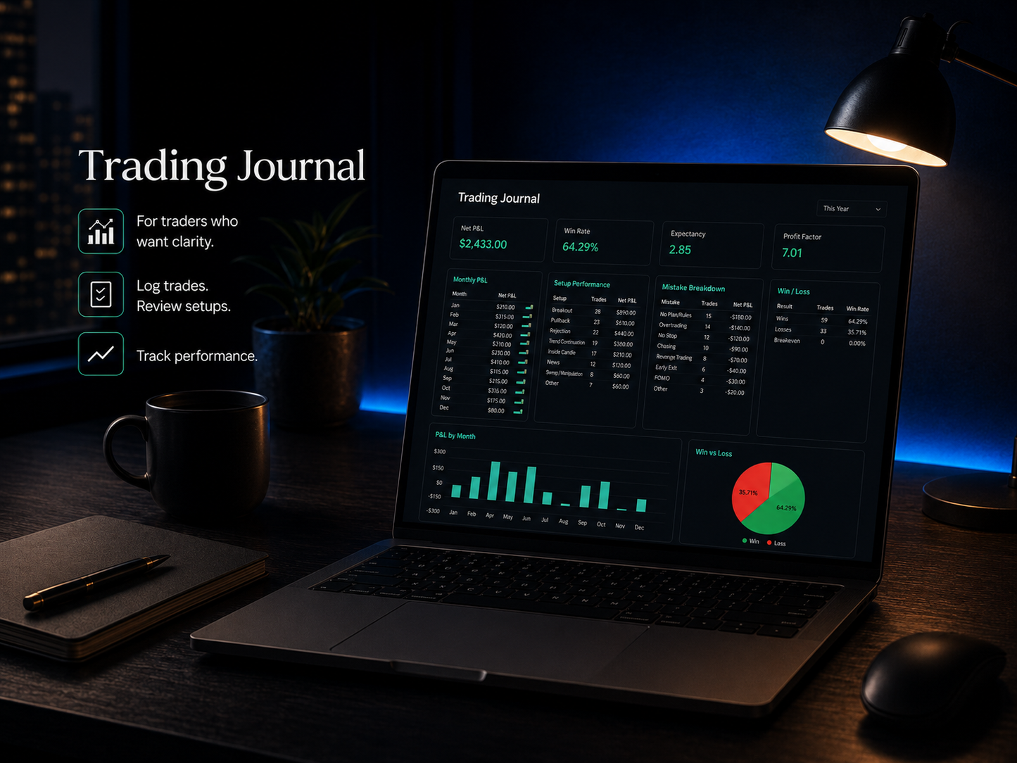 Trading Journal – Sheet Template