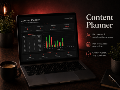 Content Planner – Sheet Template